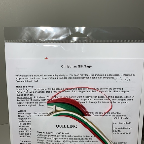 VTG Quilling Kit Christmas #243 Lake City Craft Co - Picture 9 of 12